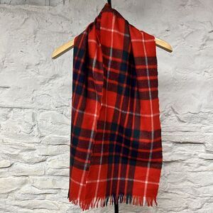 Kinloch Anderson 100% Pure New Wool Scarf Plaid